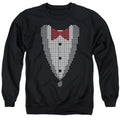 Big Bang Theory Pixelated Tux Crewneck Sweatshirt