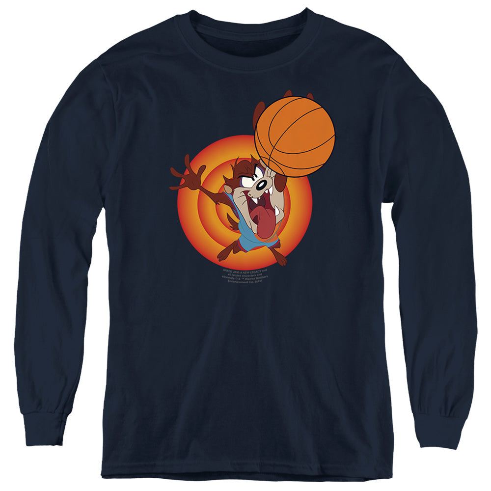 Space Jam Taz Slam Youth Long Sleeve T-Shirt