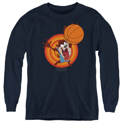 Space Jam Taz Slam Youth Long Sleeve T-Shirt
