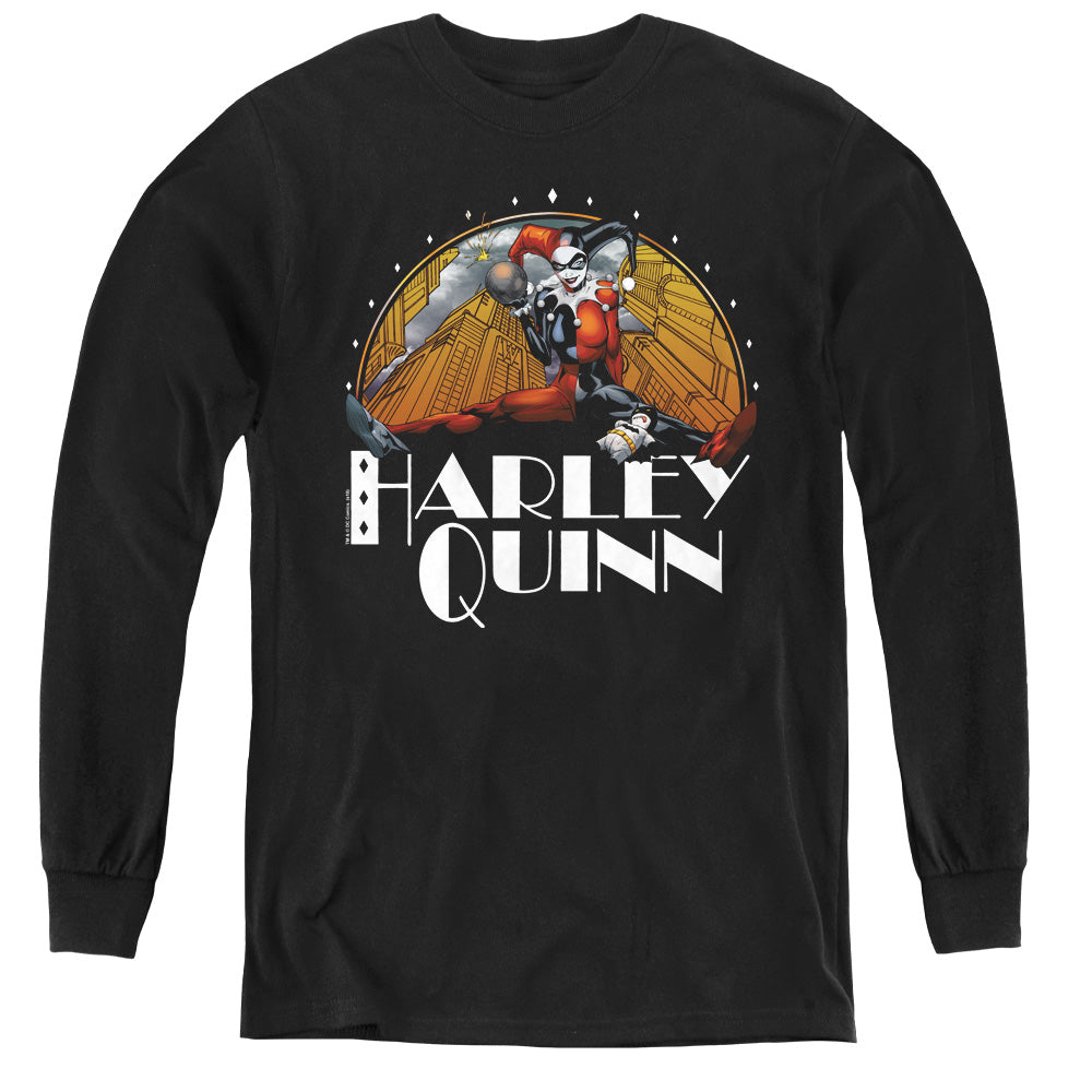 Batman Play Date Youth Long Sleeve T-Shirt