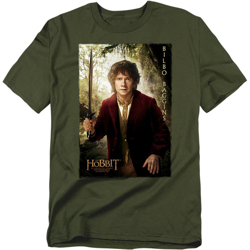 The Hobbit Bilbo Forest Poster T-Shirt