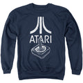 Atari Joystick Logo Navy Crewneck Sweatshirt
