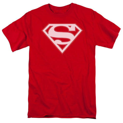 Superman Red & White Shield Red T-Shirt