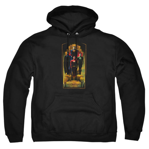 Justice League Deco Pullover Hoodie