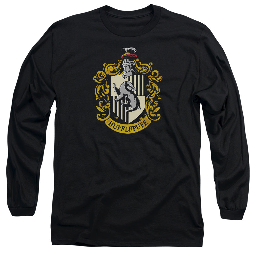 Harry Potter Hufflepuff Crest Long Sleeve T-Shirt