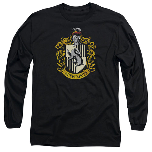 Harry Potter Hufflepuff Crest Long Sleeve T-Shirt