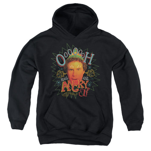 Elf Oooooh He'S An Angry Elf Youth Hoodie