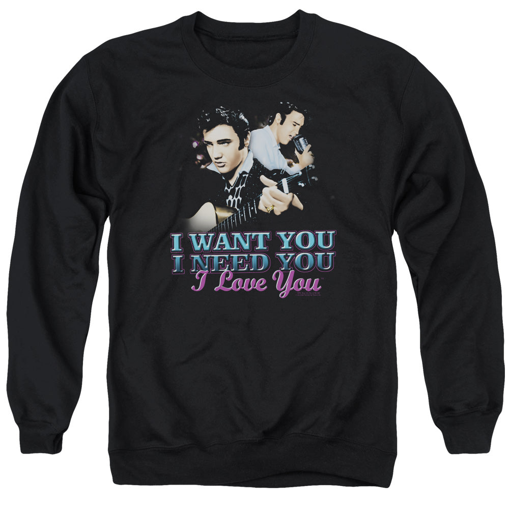 Elvis Presley I Want You Crewneck Sweatshirt