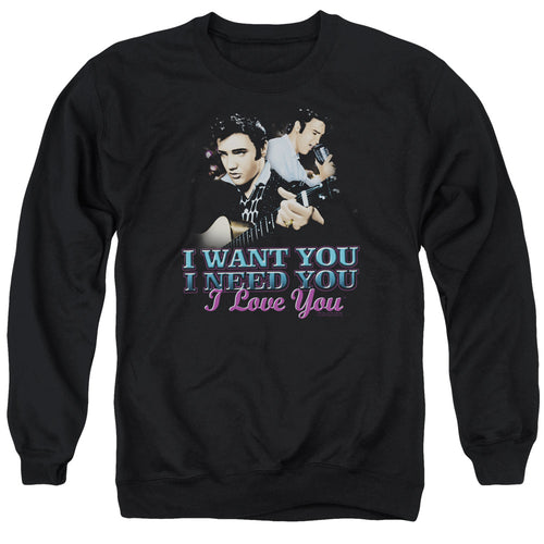 Elvis Presley I Want You Crewneck Sweatshirt