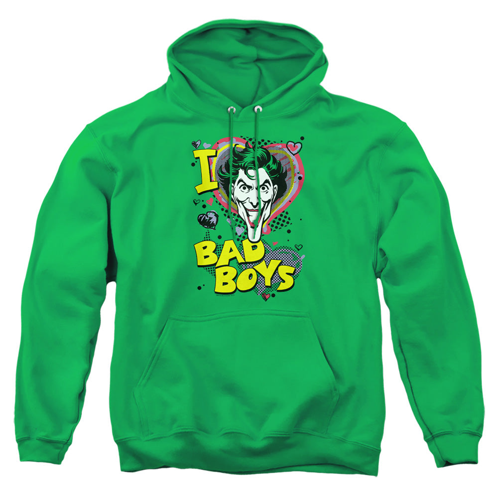 DC Comics I Heart Bad Boys 2 Pullover Hoodie