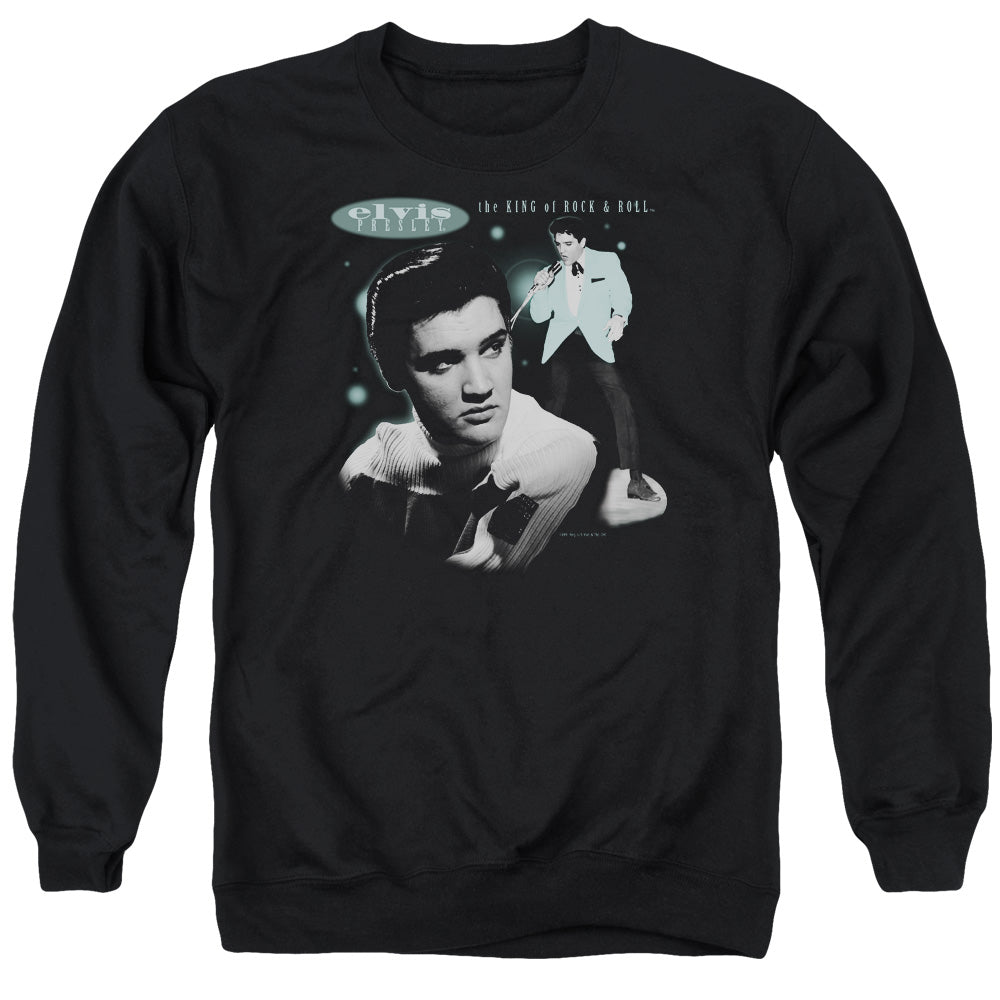 Elvis Presley Teal Portrait Crewneck Sweatshirt