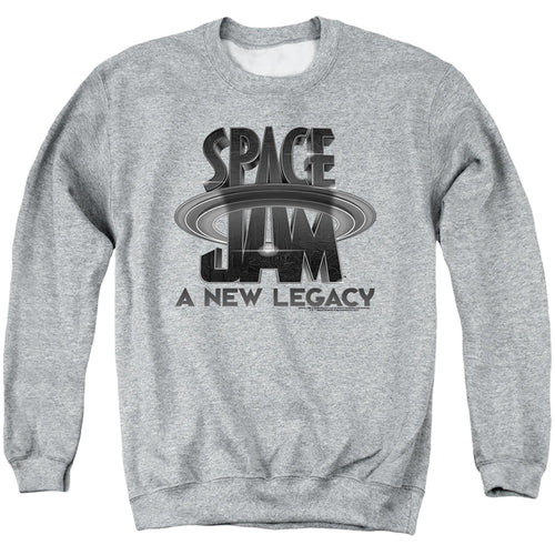 Space Jam A New Legacy Logo Black Crewneck Sweatshirt