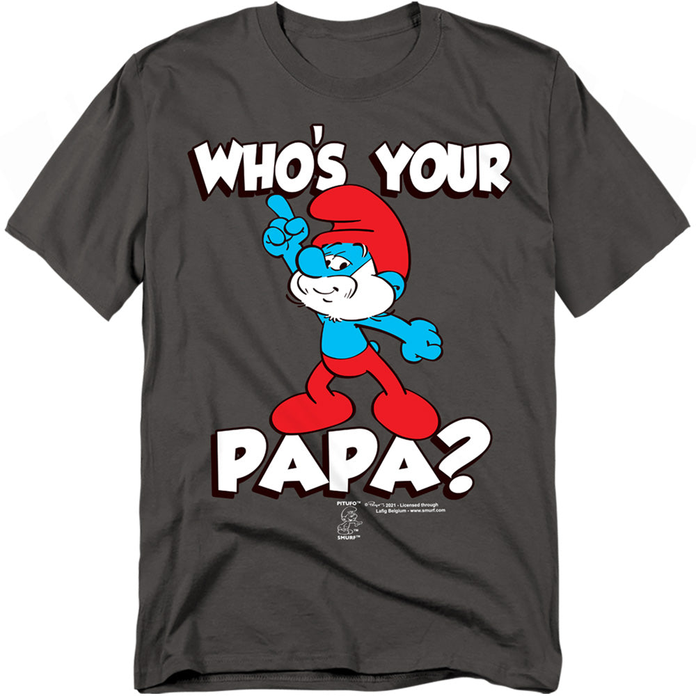 The Smurfs Who's Your Papa? T-Shirt