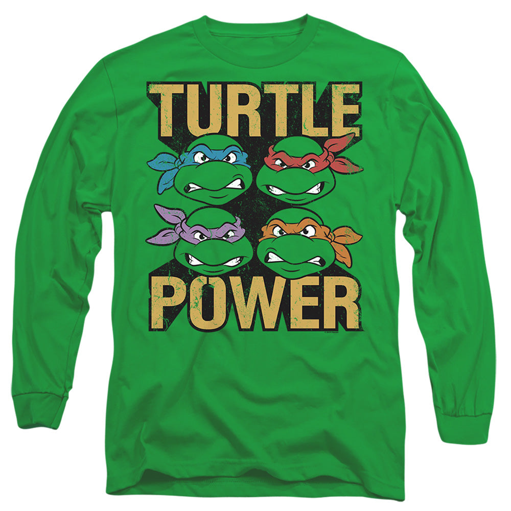 Teenage Mutant Ninja Turtles Turtle Power Faces Long Sleeve T-Shirt