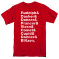 Christmas Reindeer Roll Call T-Shirt