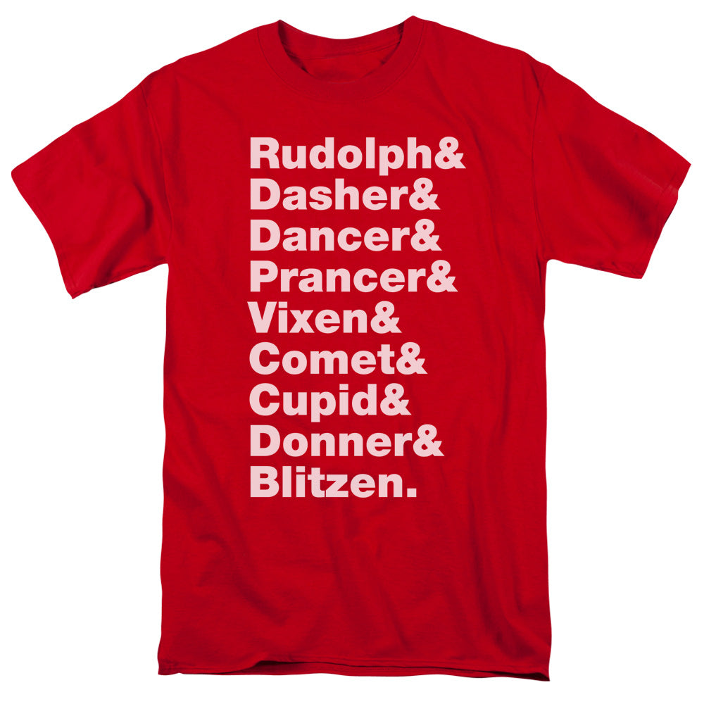 Christmas Reindeer Roll Call T-Shirt