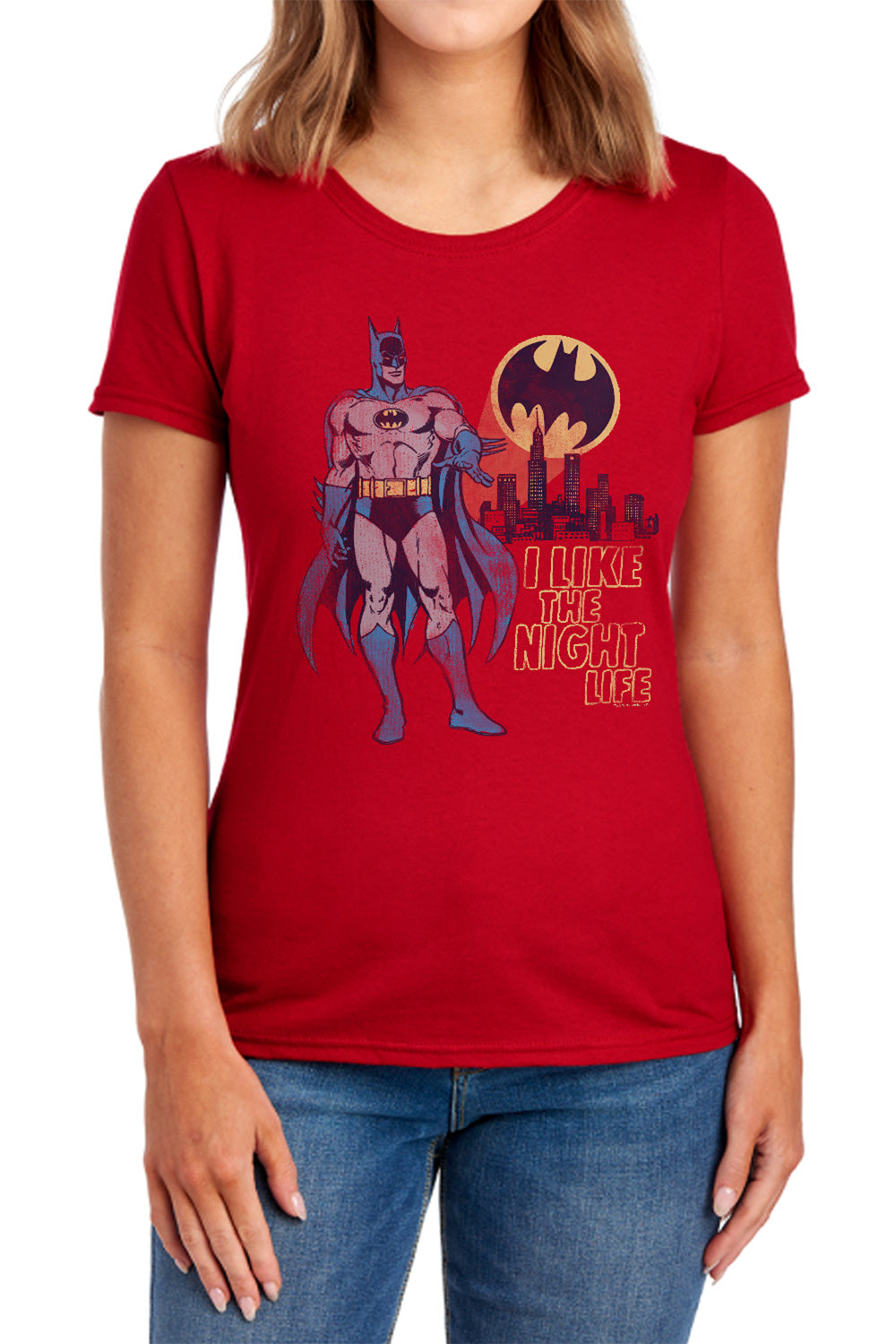 DC Comics Night Life Womens T-Shirt