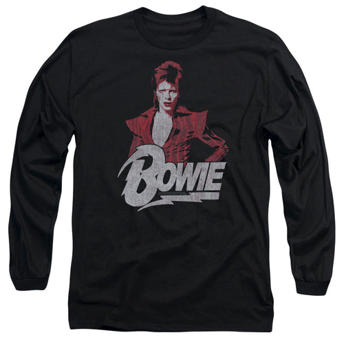 David Bowie Diamond David Long Sleeve T-Shirt