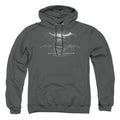 Batman v Superman Bw Logo Pullover Hoodie