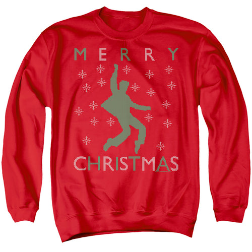 Elvis Presley Dancing Ugly Christmas Crewneck Sweatshirt