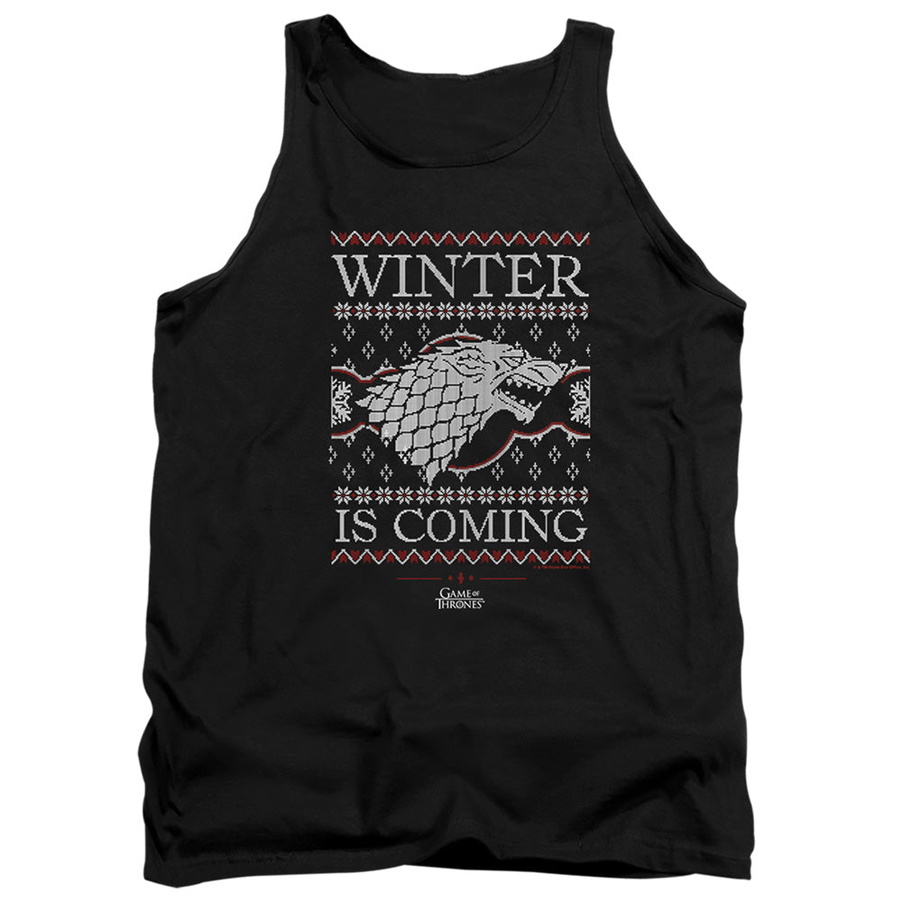 Game of Thrones Winter Is Coming Ugly Christmas Tank Top