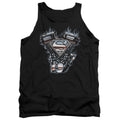 Superman V Twin Logo Tank Top