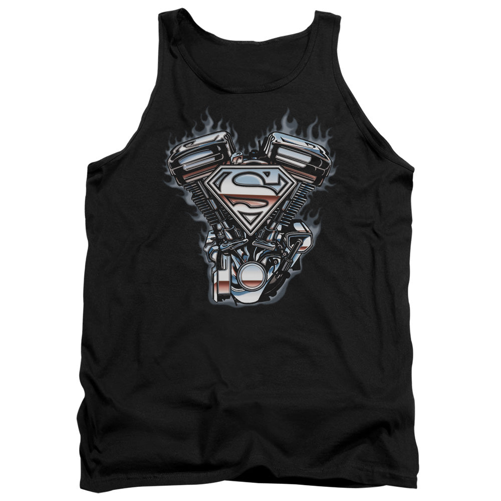 Superman V Twin Logo Tank Top