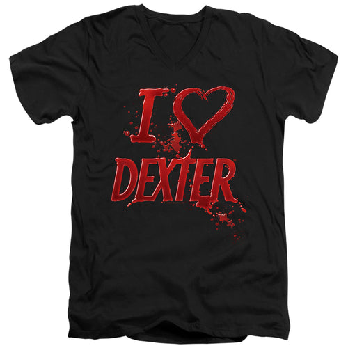 Dexter I Heart Dexter V-Neck T-Shirt