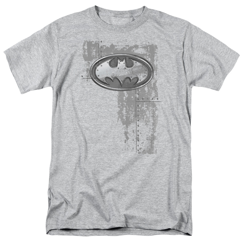 Batman Rivited Metal Logo T-Shirt