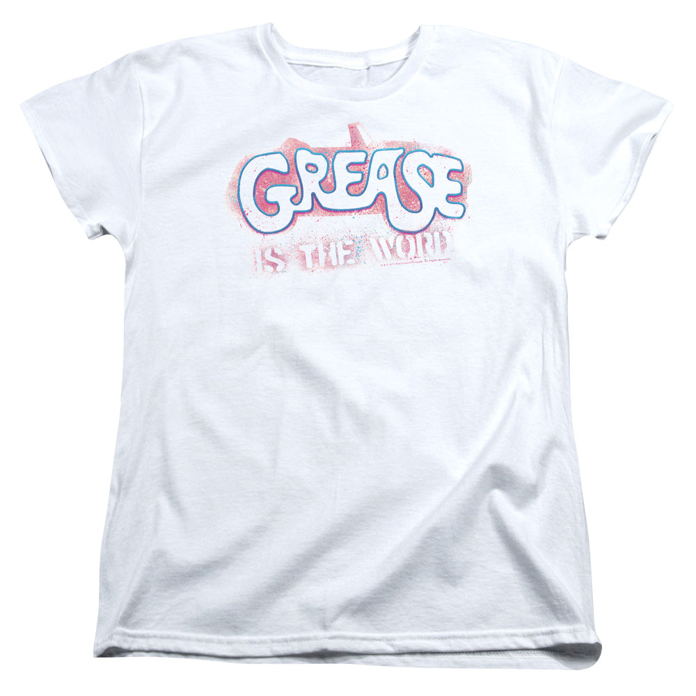 Grease Grease Is The Word Womens T-Shirt