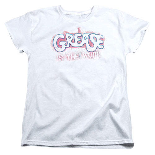 Grease Grease Is The Word Womens T-Shirt