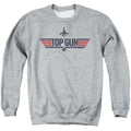 Top Gun Logo Grey Crewneck Sweatshirt
