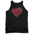 Superman Hardcore Noir Shield Tank Top