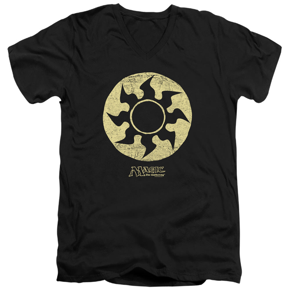 Magic the Gathering White Symbol V-Neck T-Shirt