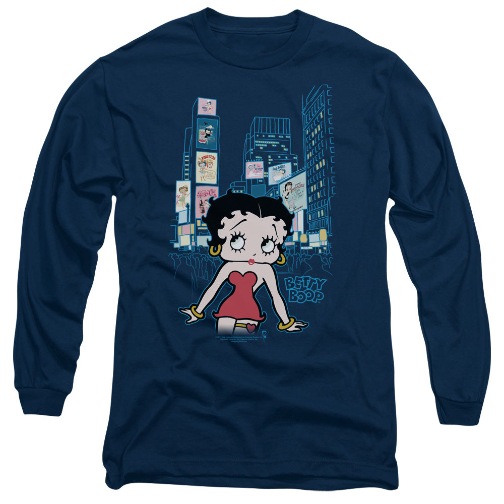 Betty Boop Square Long Sleeve T-Shirt