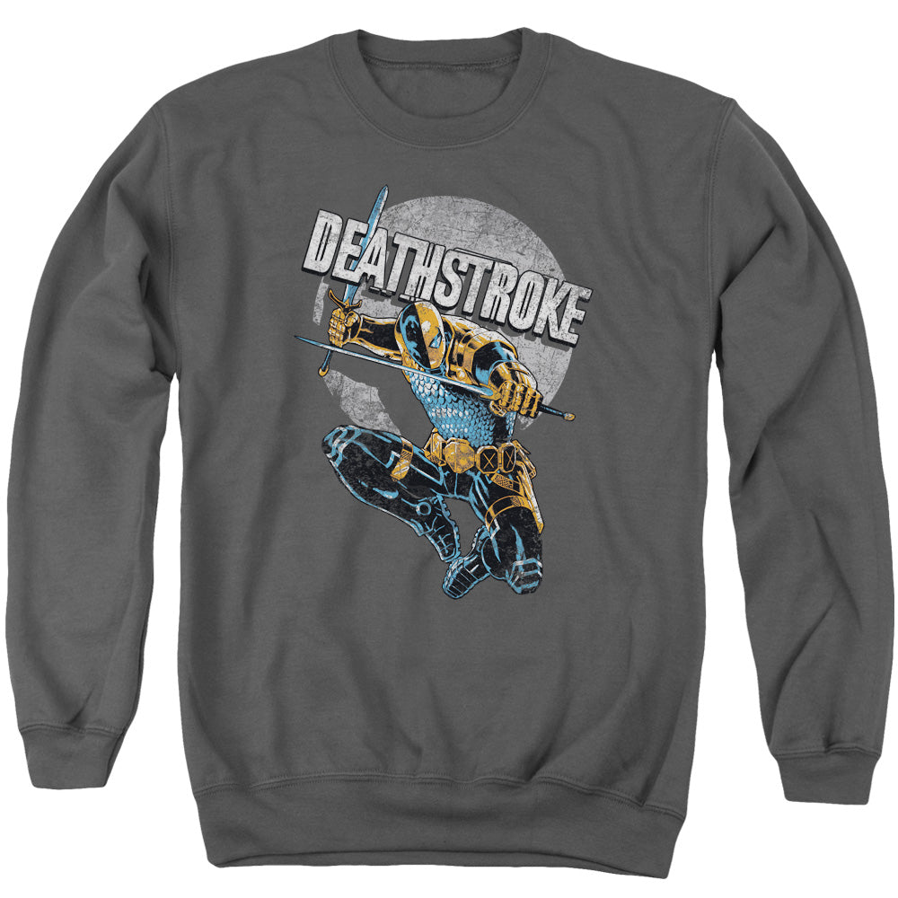 Justice League Deathstroke Retro Crewneck Sweatshirt
