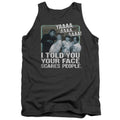 The Three Stooges Your Face Scares People Tank Top