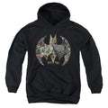 Batman 80Th Shield Youth Hoodie