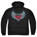 Superman Steel Wings Logo Pullover Hoodie