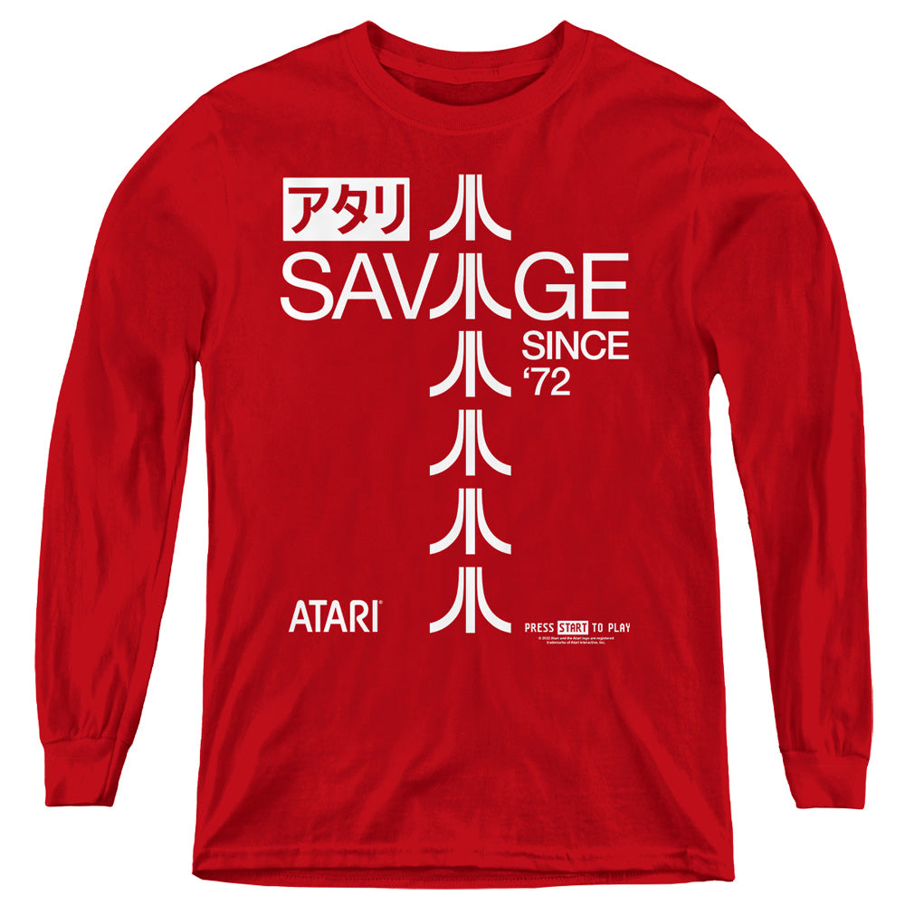 Atari Savage 72 Youth Long Sleeve T-Shirt