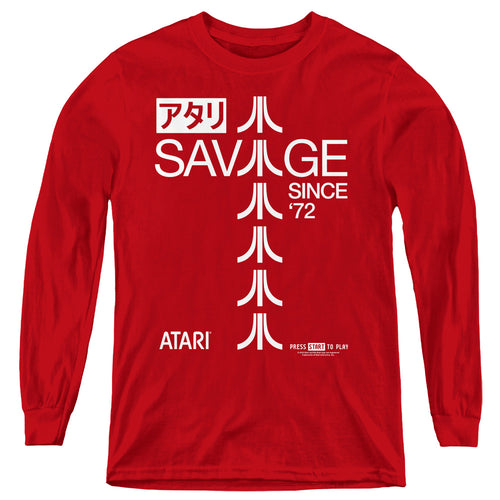 Atari Savage 72 Youth Long Sleeve T-Shirt