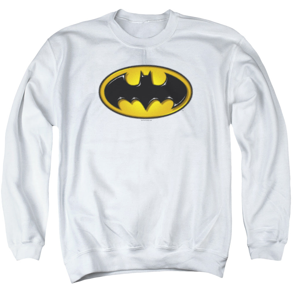 Batman Airbrush Bat Symbol Crewneck Sweatshirt