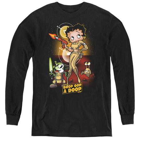 Betty Boop Star Princess Youth Long Sleeve T-Shirt