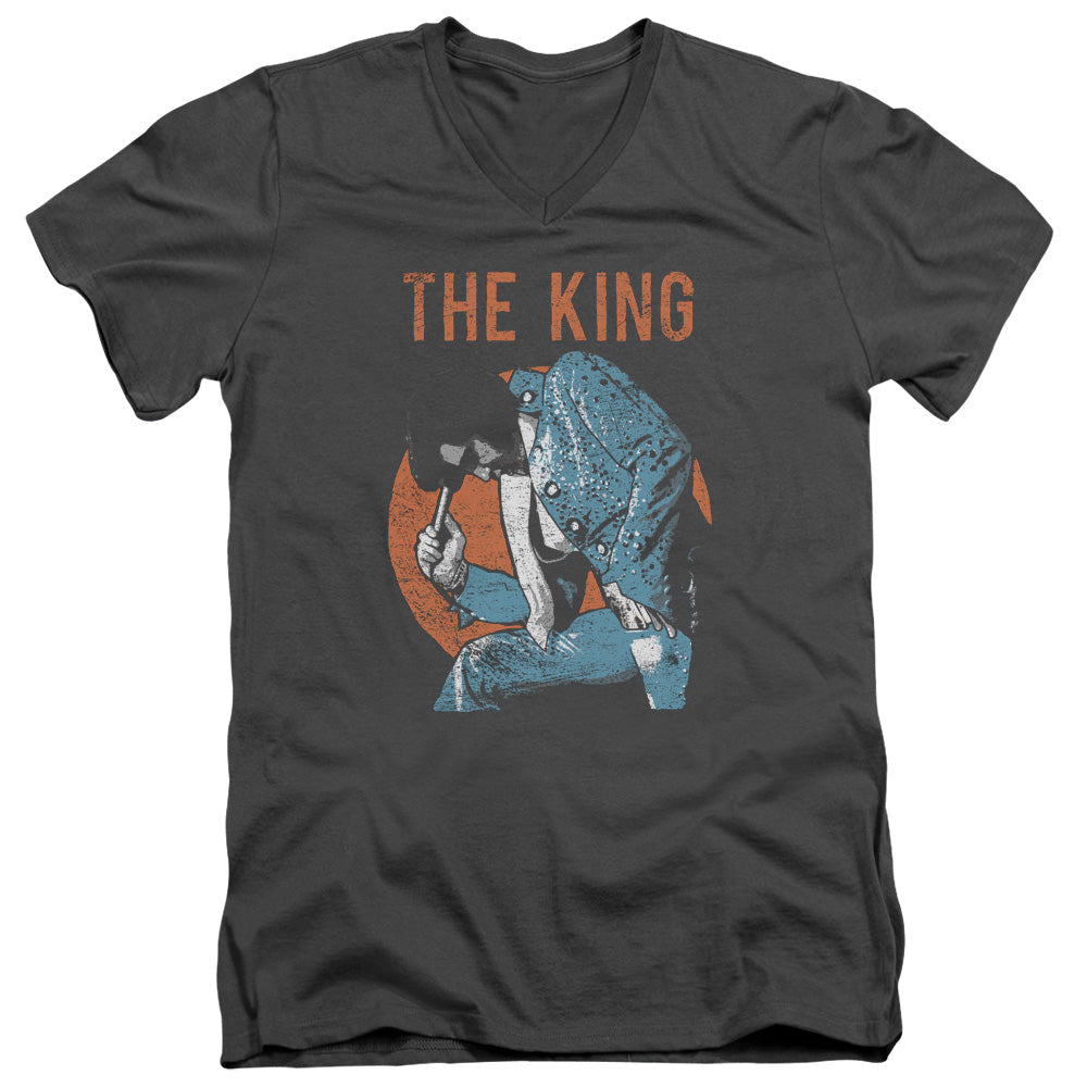 Elvis Presley Mic In Hand V-Neck T-Shirt