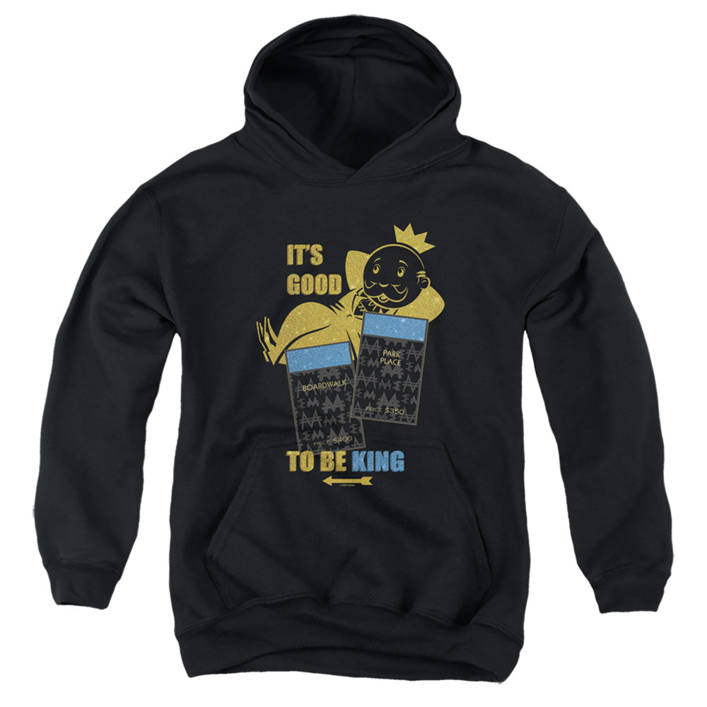 Monopoly Its Good to Be King No Logo Youth Hoodie