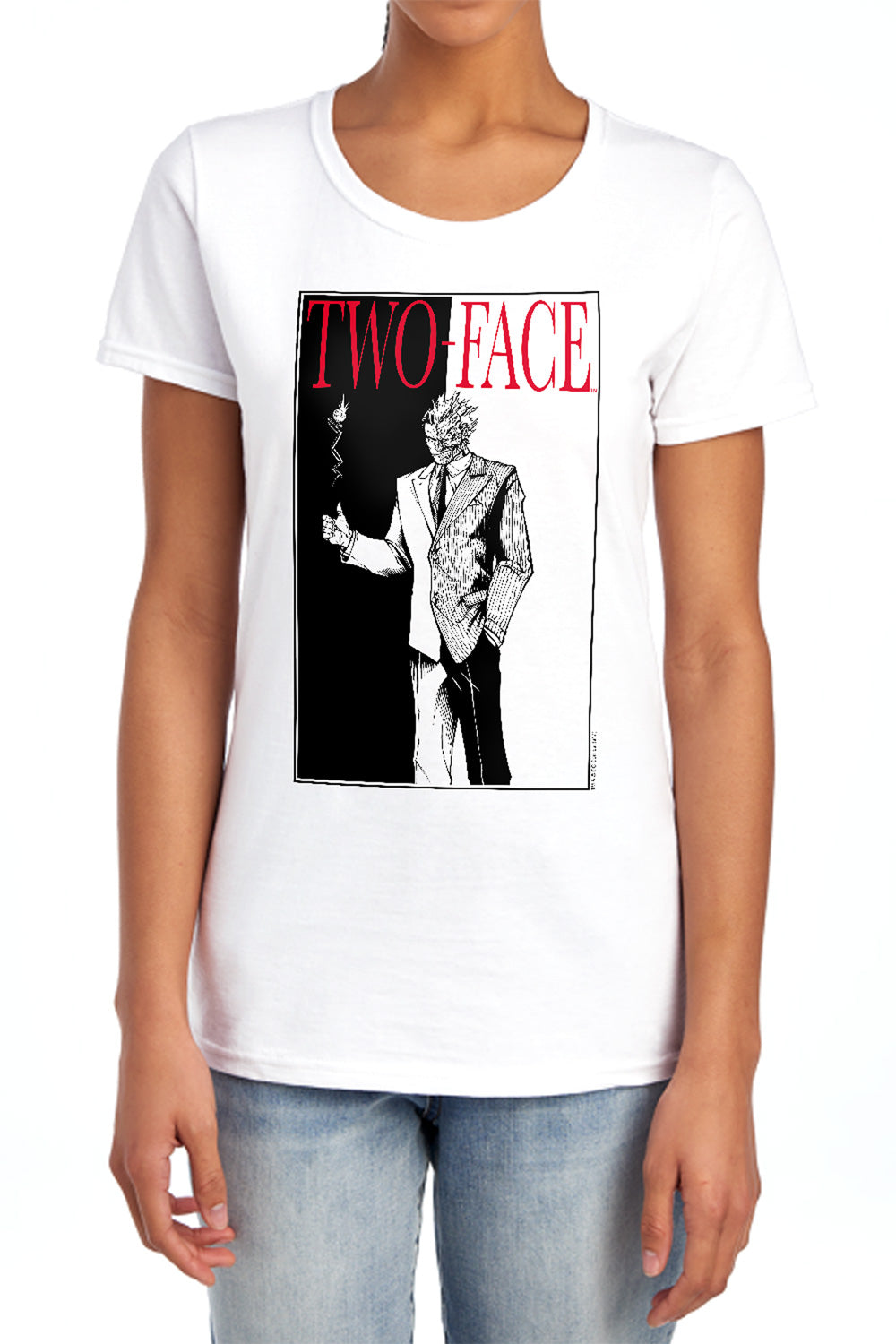 Batman Two Face Womens T-Shirt