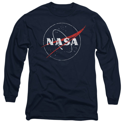 NASA Distressed Logo Long Sleeve T-Shirt