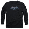 Batman v Superman Plated Bat Logo Long Sleeve T-Shirt