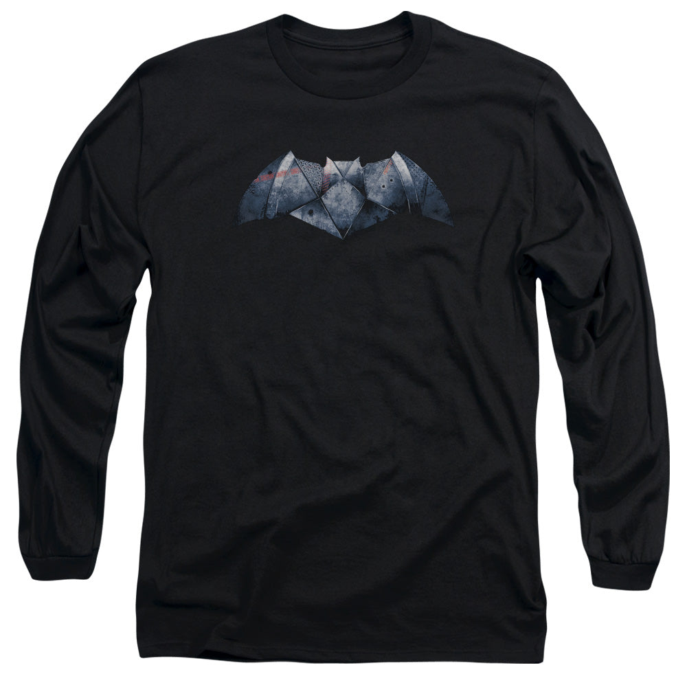 Batman v Superman Plated Bat Logo Long Sleeve T-Shirt