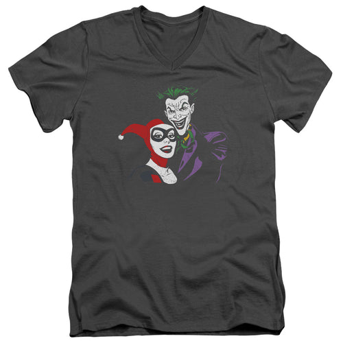 Batman Joker & Harley V-Neck T-Shirt